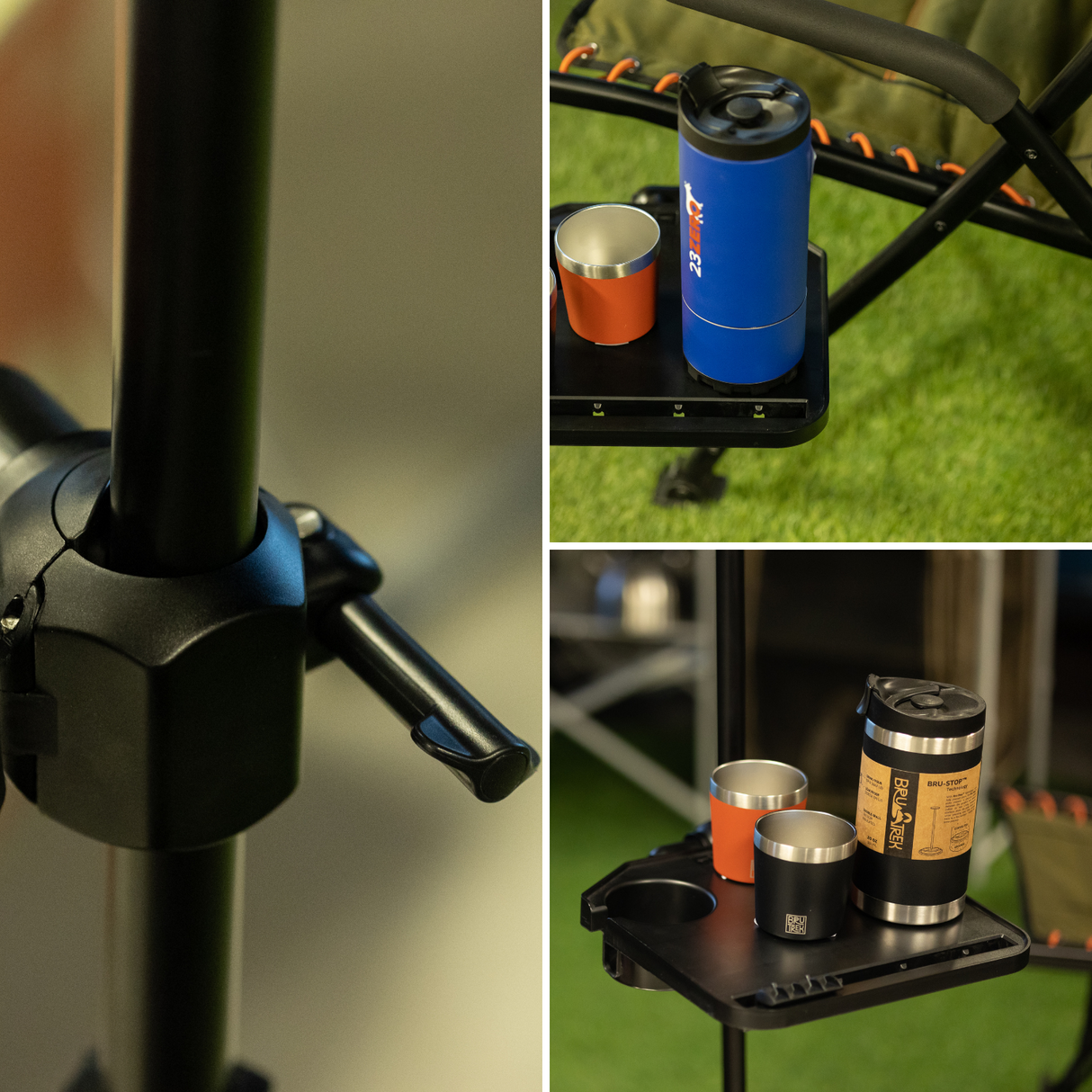 Universal Camp Tray Table & Cup Holder - BaseCamp Provisions