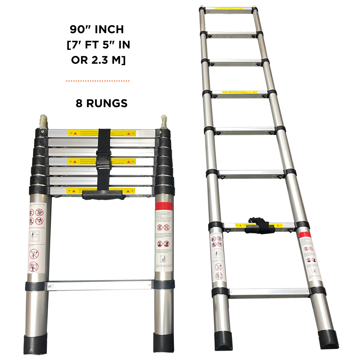 23ZERO-Aluminum Telescoping Ladder For Walkabout & Breezeway RTT - BaseCamp Provisions