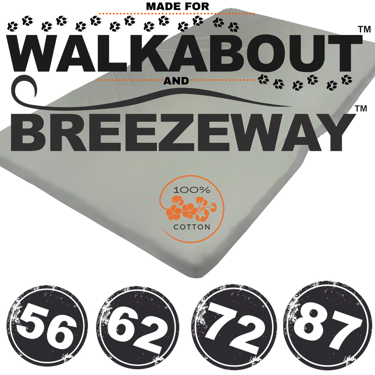 Soft-Shell Roof-Top Tent Mattress Fitted Sheet 100% Cotton - BaseCamp Provisions