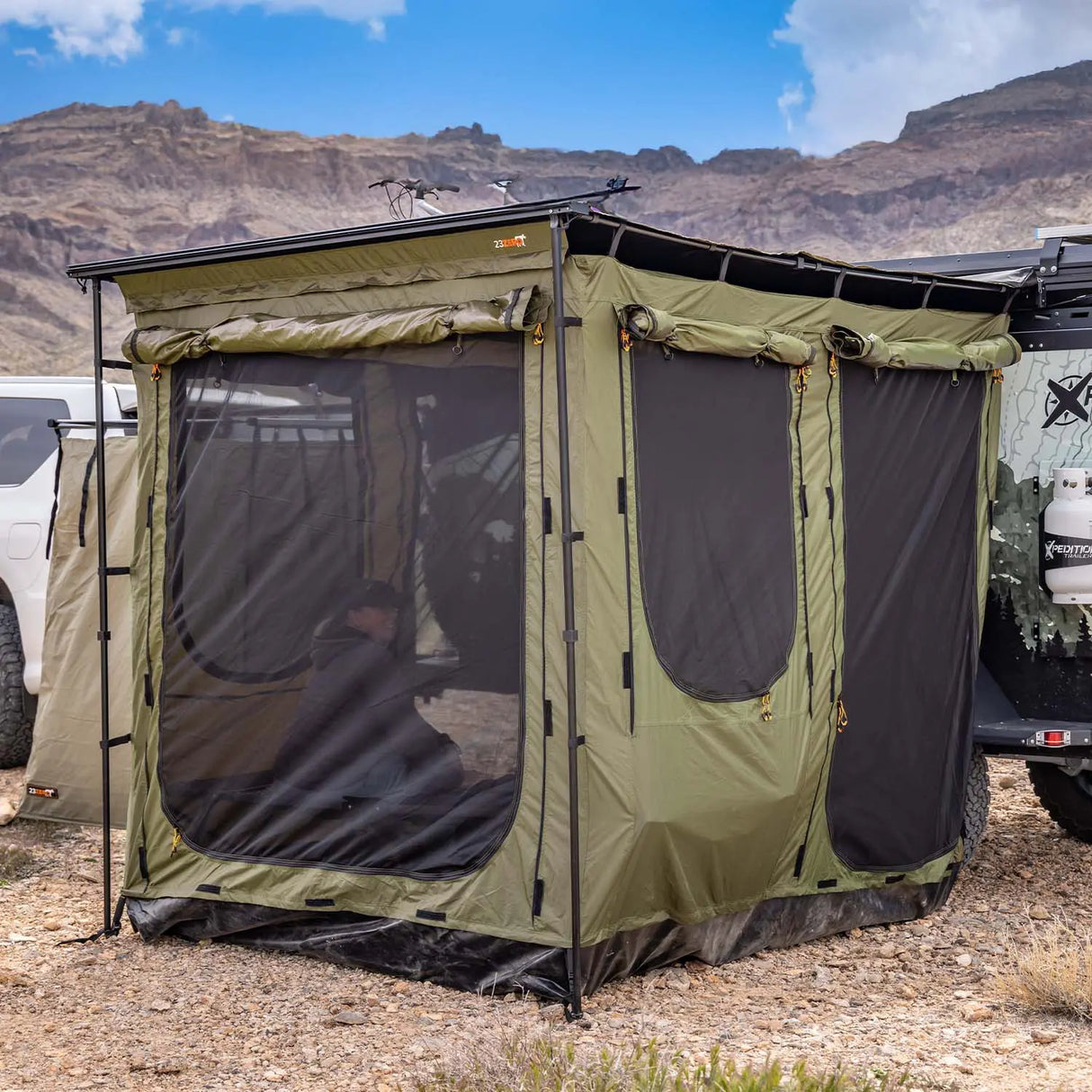 23ZERO-Bushman Awning Room 90″ x 98″ - BaseCamp Provisions