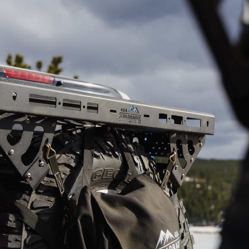 4X4 COLORADO SPARE TIRE UTILITY RACK / BASKET - BaseCamp Provisions