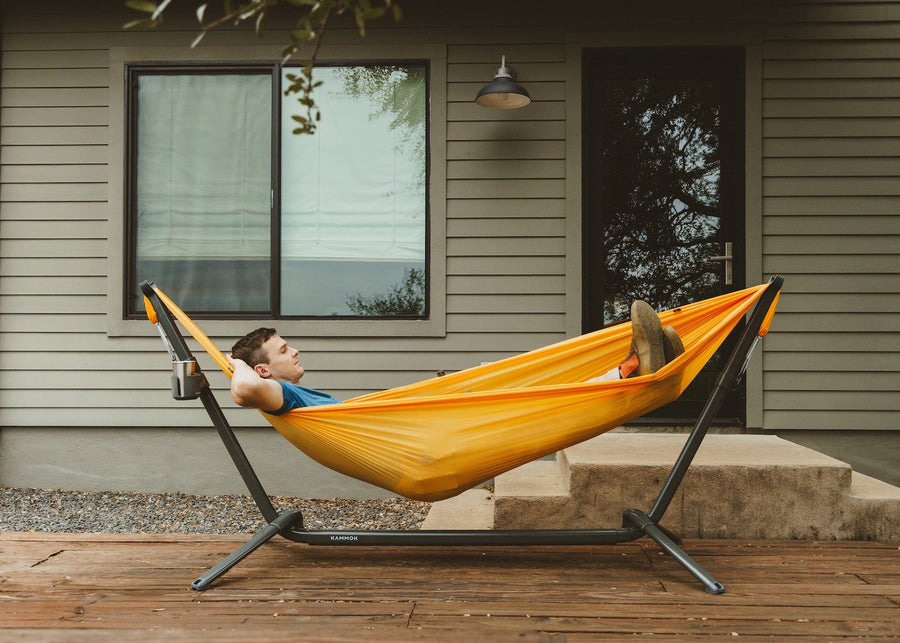 SWIFTLET Watch video Portable Hammock Stand - BaseCamp Provisions