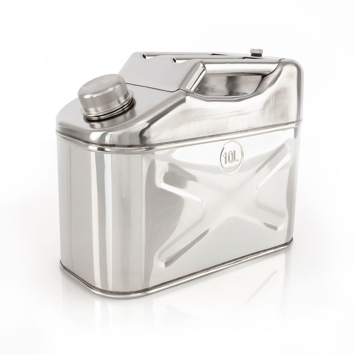 Swiss Link- Water Can Stainless Steel- 10L - BaseCamp Provisions