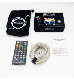 UC Gear LED String 34' - Multi Color with Remote - BaseCamp Provisions