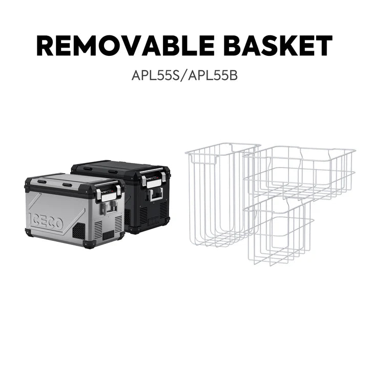 ICECO-58QT APL55 Dual Zone 12 Volt Fridge refrigerator - BaseCamp Provisions