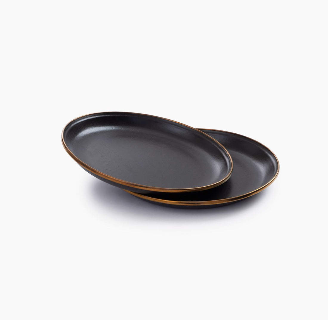 BAREBONES ENAMEL SALAD PLATE - BaseCamp Provisions