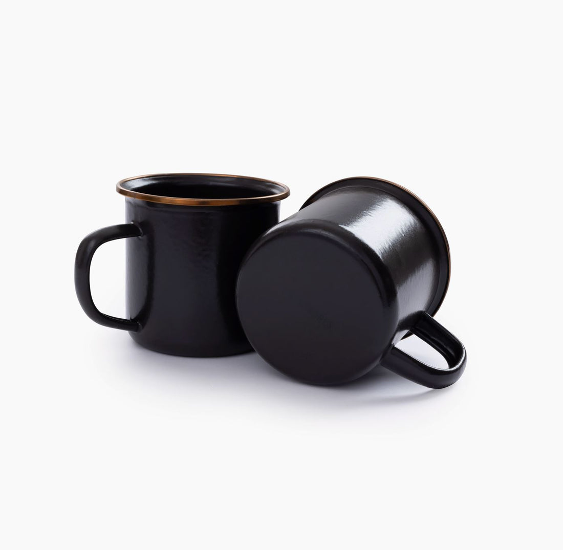 BAREBONES ENAMEL MUG SET (2) - BaseCamp Provisions
