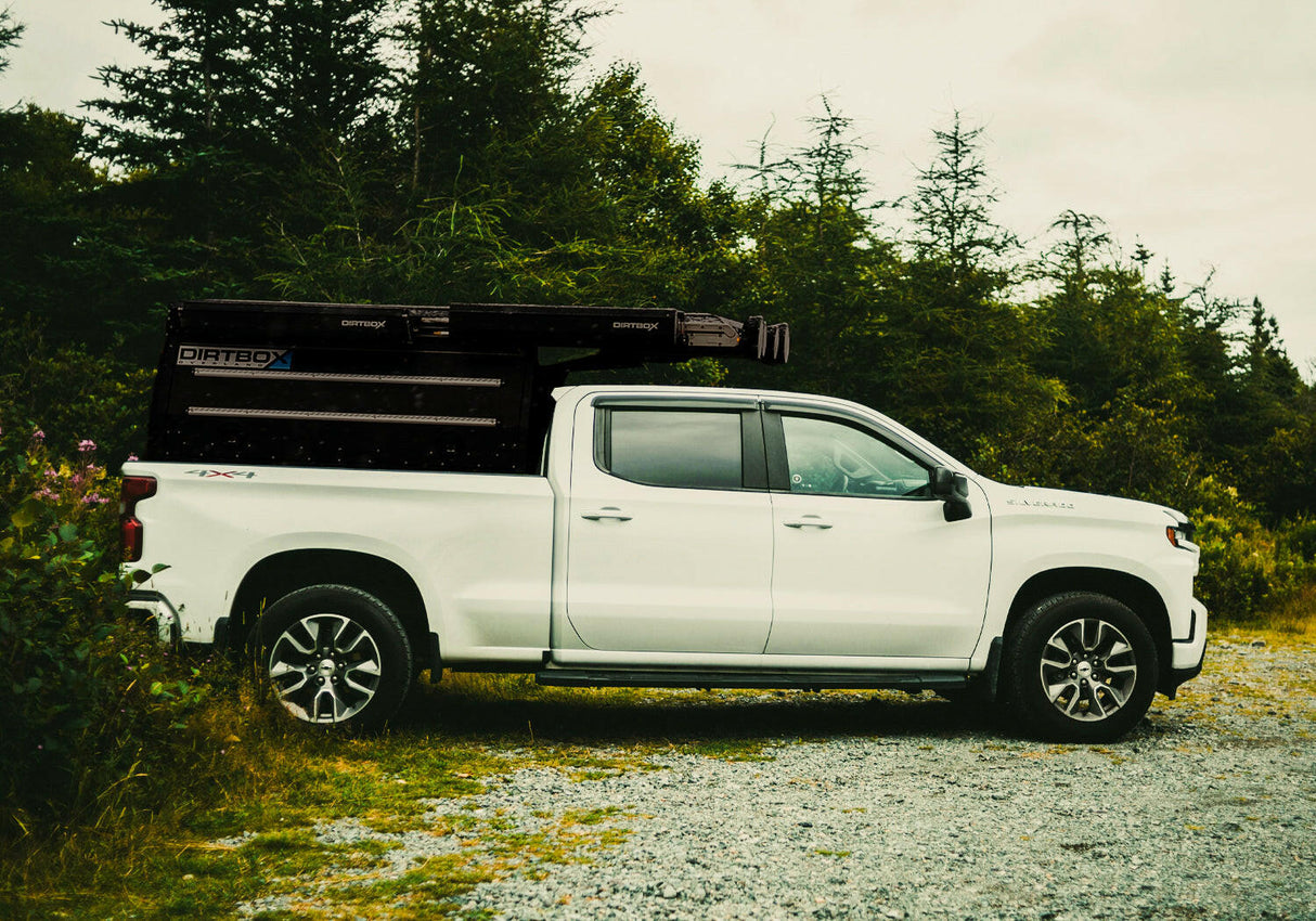 Dirtbox Canopy Camper – Modular Truck Camper Shell / Topper for Mid-Size & Full-Size Trucks (Tacoma, Tundra, F-150, Ram, Silverado) - BaseCamp Provisions
