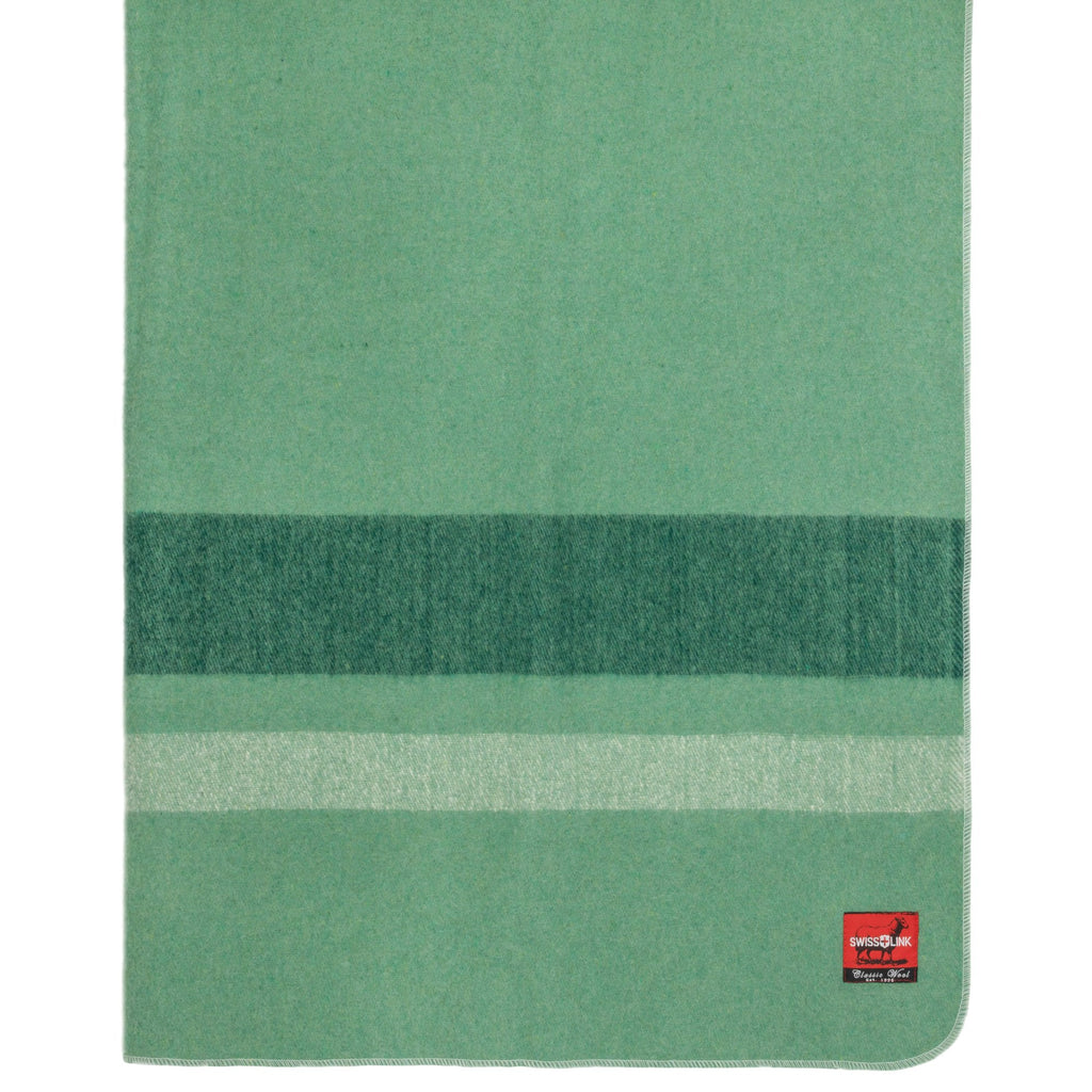 Sage Green Classic Wool Blanket - BaseCamp Provisions