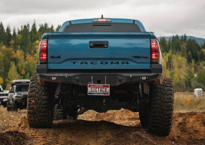 Toyota Tacoma 3rd Gen (2016-2023) Hi-Lite High Clearance Rear Bumper - BaseCamp Provisions