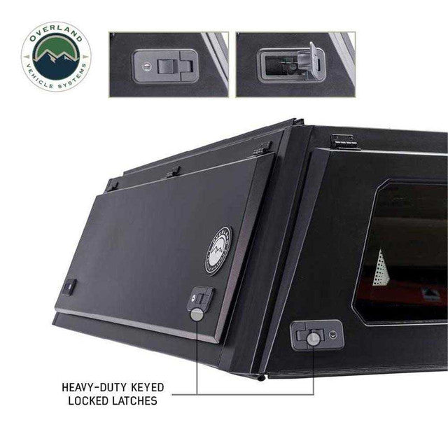 OVS-Expedition - Truck Cap W/Full Wing Doors, Front and Rear Windows & 3rd Brake Light - BaseCamp Provisions