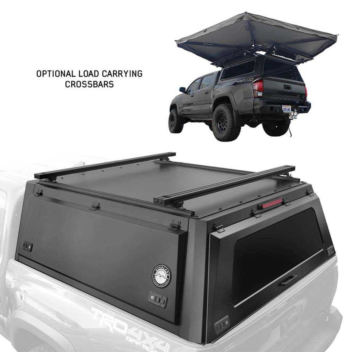 OVS-Expedition - Truck Cap W/Full Wing Doors, Front and Rear Windows & 3rd Brake Light - BaseCamp Provisions