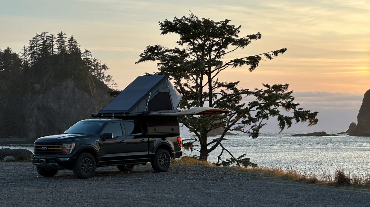 Dirtbox Canopy Camper – Modular Truck Camper Shell / Topper for Mid-Size & Full-Size Trucks (Tacoma, Tundra, F-150, Ram, Silverado) - BaseCamp Provisions