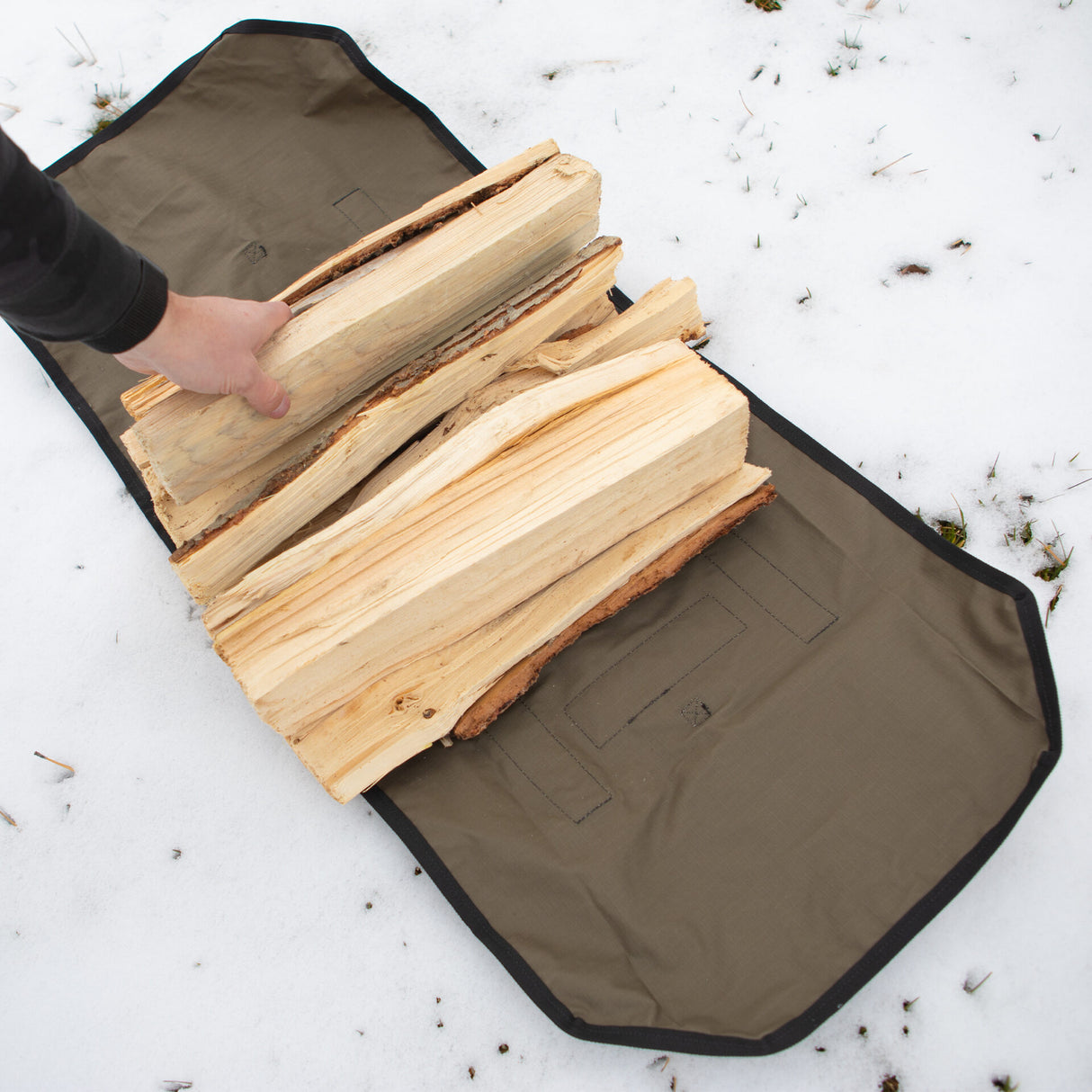 UP-CYCLED FIREWOOD TOTE - BaseCamp Provisions