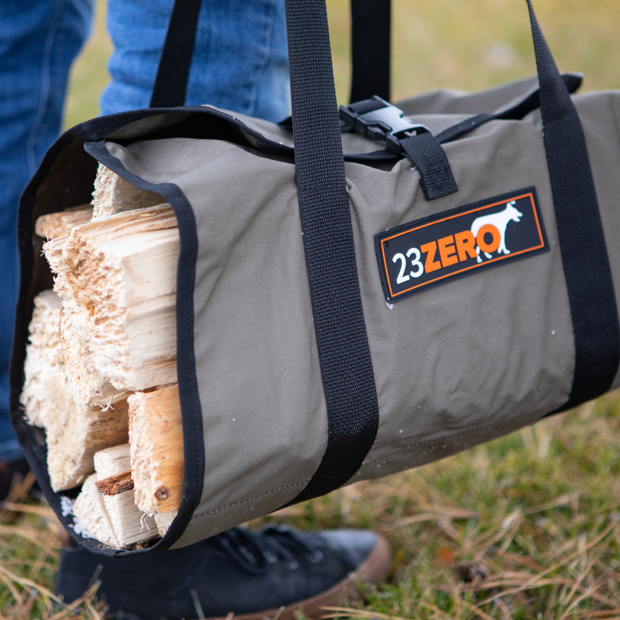 UP-CYCLED FIREWOOD TOTE - BaseCamp Provisions