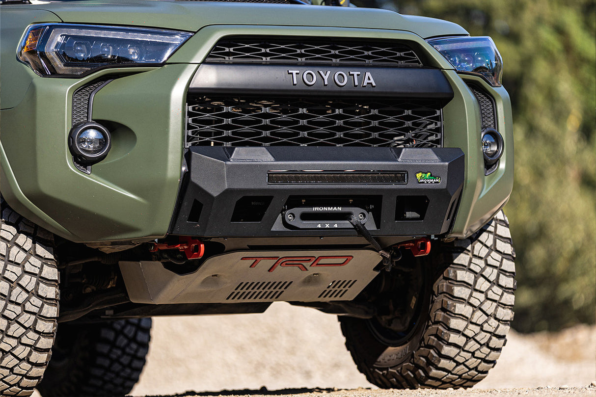 RAID SERIES FRONT WINCH BUMPER KIT SUITED FOR 2014+ TOYOTA 4RUNNER (NO LIGHT BAR) - BaseCamp Provisions
