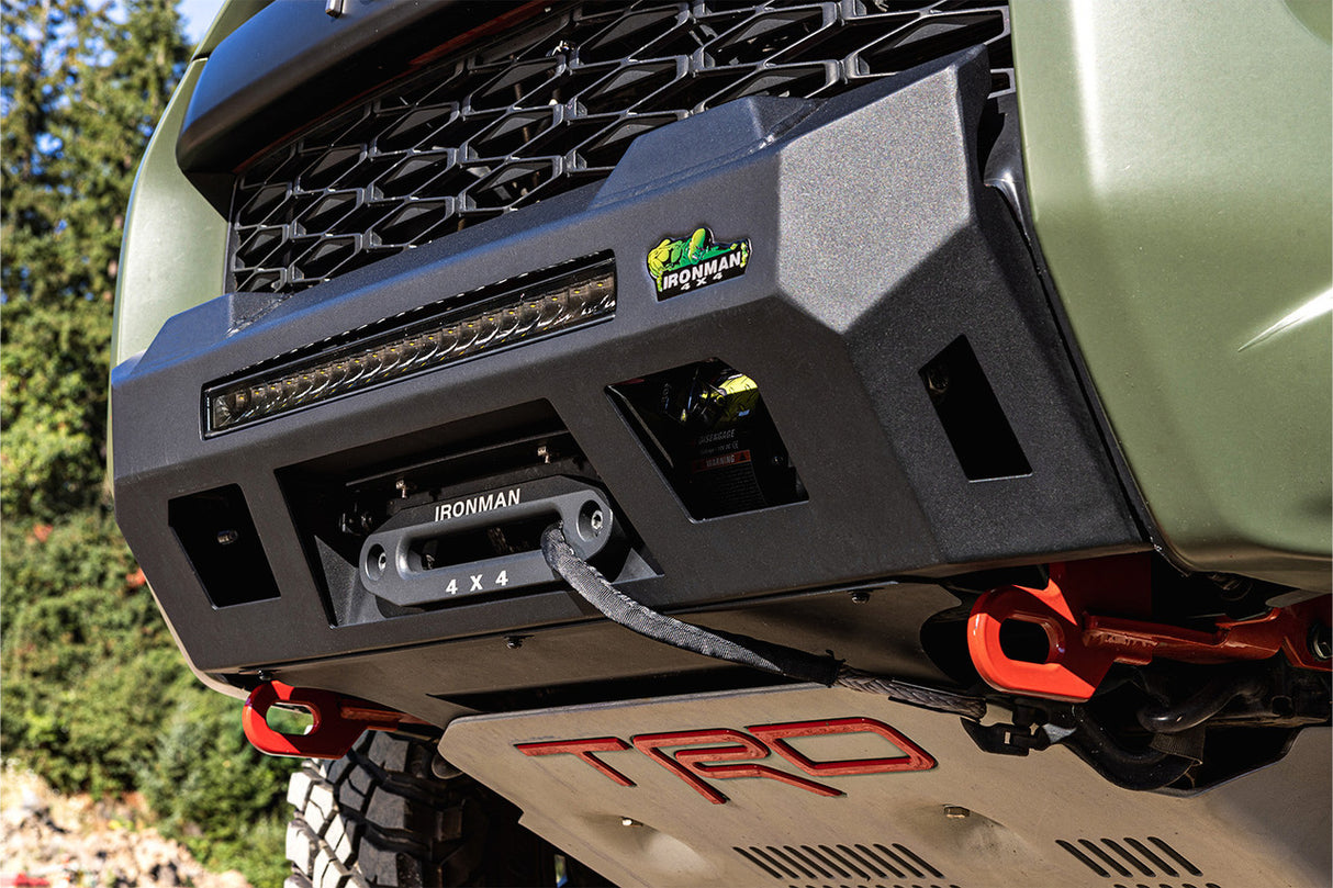 RAID SERIES FRONT WINCH BUMPER KIT SUITED FOR 2014+ TOYOTA 4RUNNER (NO LIGHT BAR) - BaseCamp Provisions