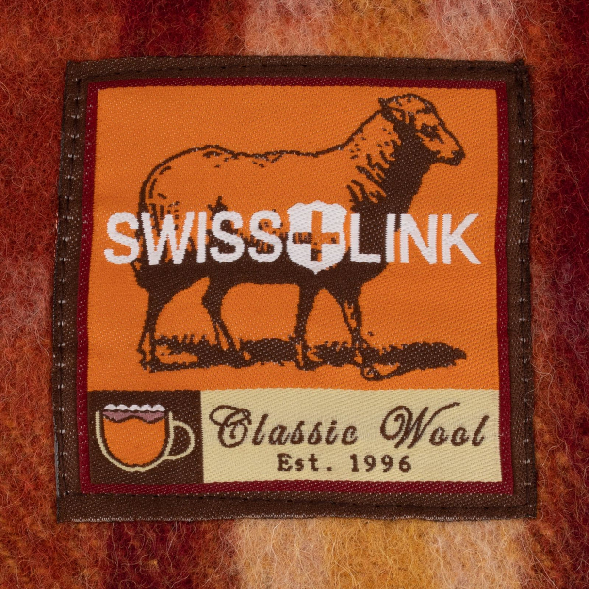 Swiss Link- Pumpkin Spice Classic Wool Blanket - BaseCamp Provisions