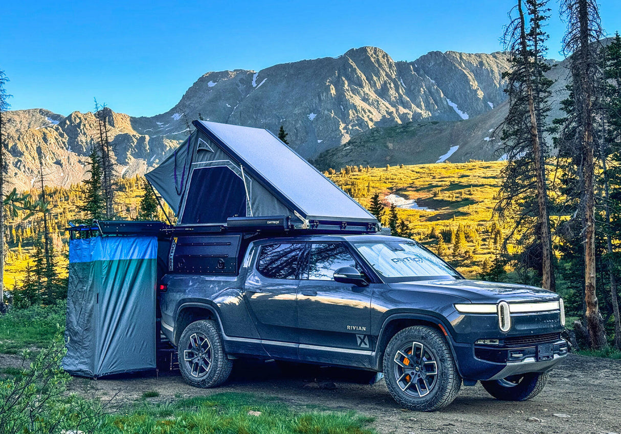 Dirtbox Canopy Camper – Modular Truck Camper Shell / Topper for Mid-Size & Full-Size Trucks (Tacoma, Tundra, F-150, Ram, Silverado) - BaseCamp Provisions
