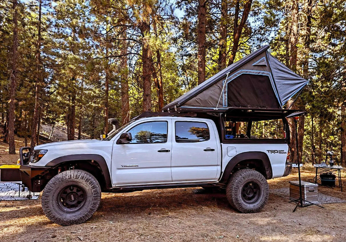 Dirtbox Canopy Camper – Modular Truck Camper Shell / Topper for Mid-Size & Full-Size Trucks (Tacoma, Tundra, F-150, Ram, Silverado) - BaseCamp Provisions