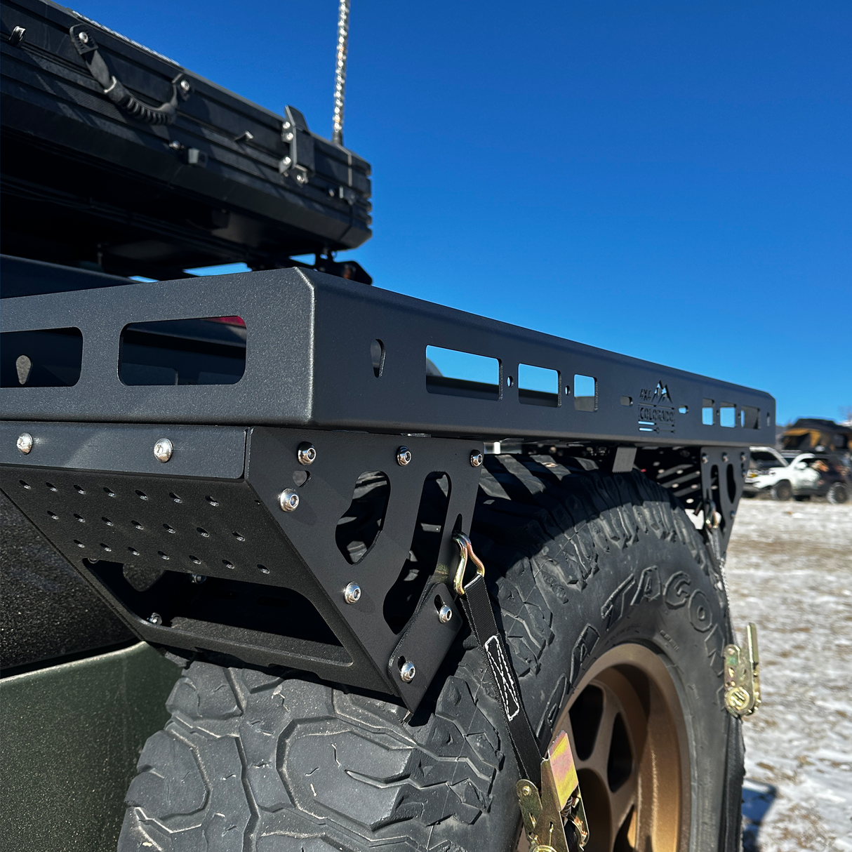 4X4 COLORADO SPARE TIRE UTILITY RACK / BASKET - BaseCamp Provisions