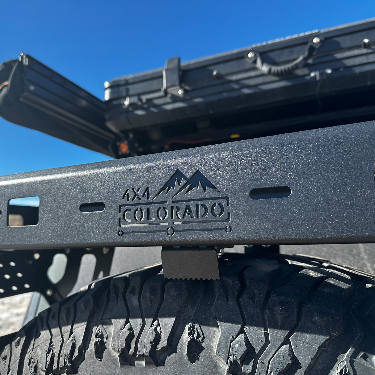 4X4 COLORADO SPARE TIRE UTILITY RACK / BASKET - BaseCamp Provisions