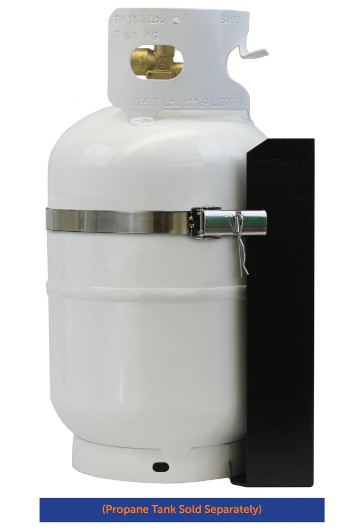 Flame King T-Rack 10lb Propane Tank Mount - BaseCamp Provisions