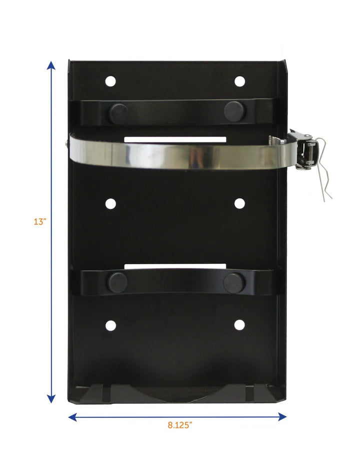 Flame King T-Rack 10lb Propane Tank Mount - BaseCamp Provisions