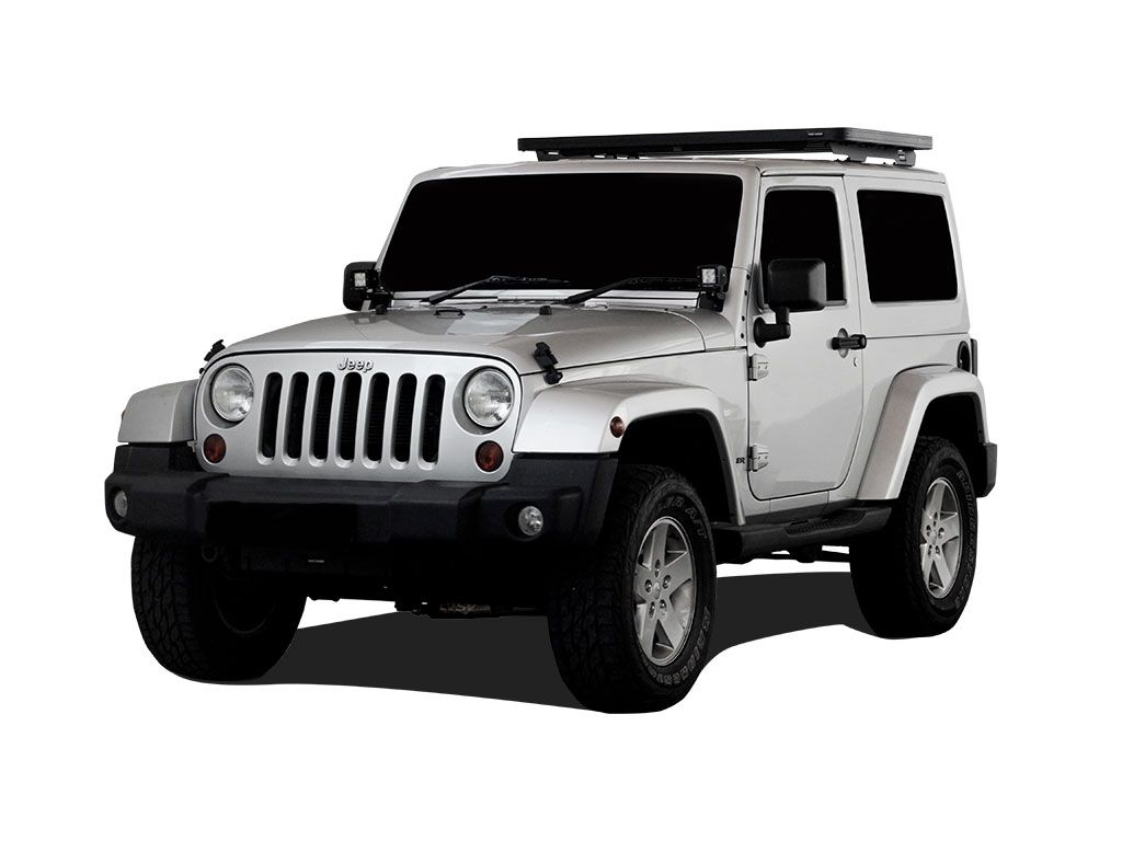 JEEP WRANGLER JK 2 DOOR (2007-2018) EXTREME SLIMLINE II 1/2 ROOF RACK KIT - BaseCamp Provisions
