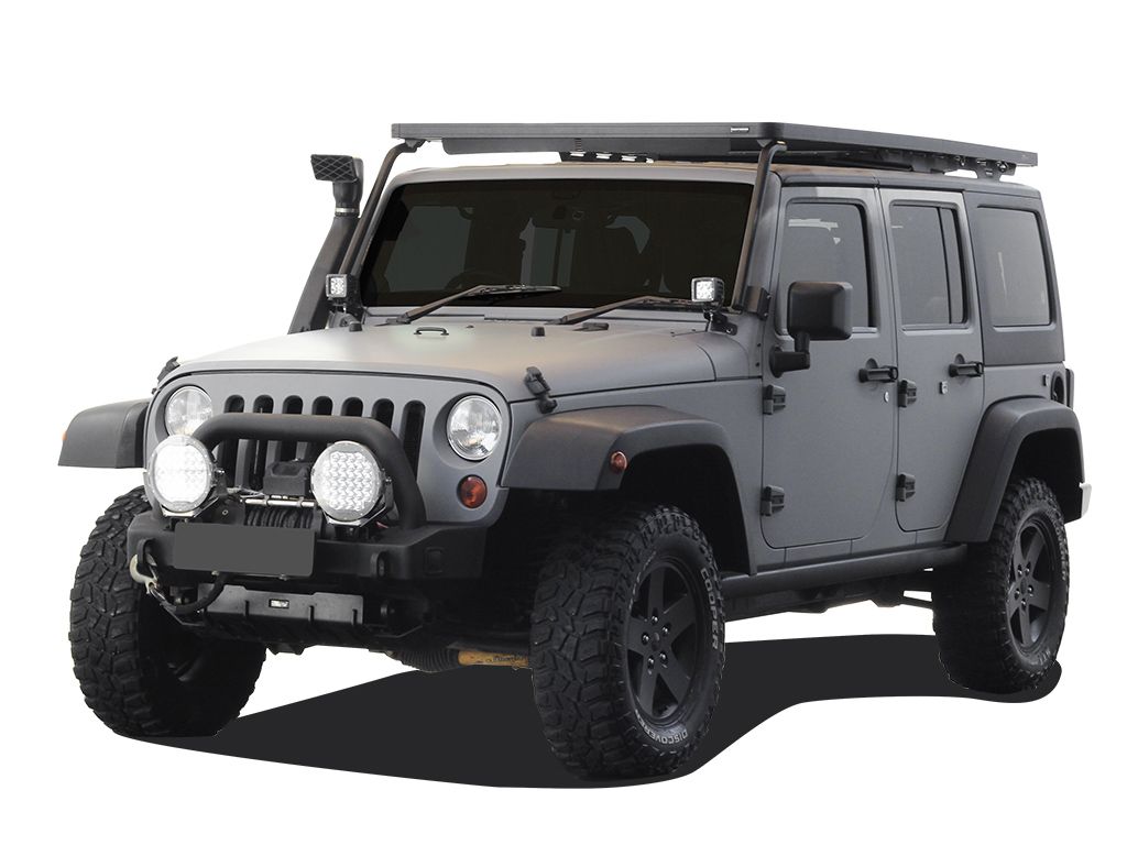 JEEP WRANGLER JK 4 DOOR (2007-2018) EXTREME SLIMLINE II ROOF RACK KIT - BaseCamp Provisions
