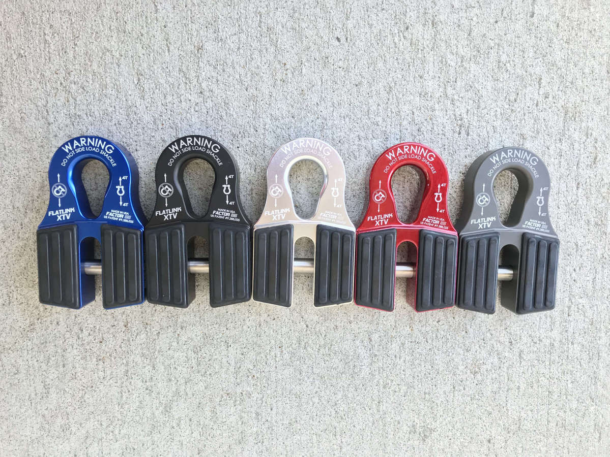 FlatLink XTV Winch Shackle Mount Factor 55 - BaseCamp Provisions