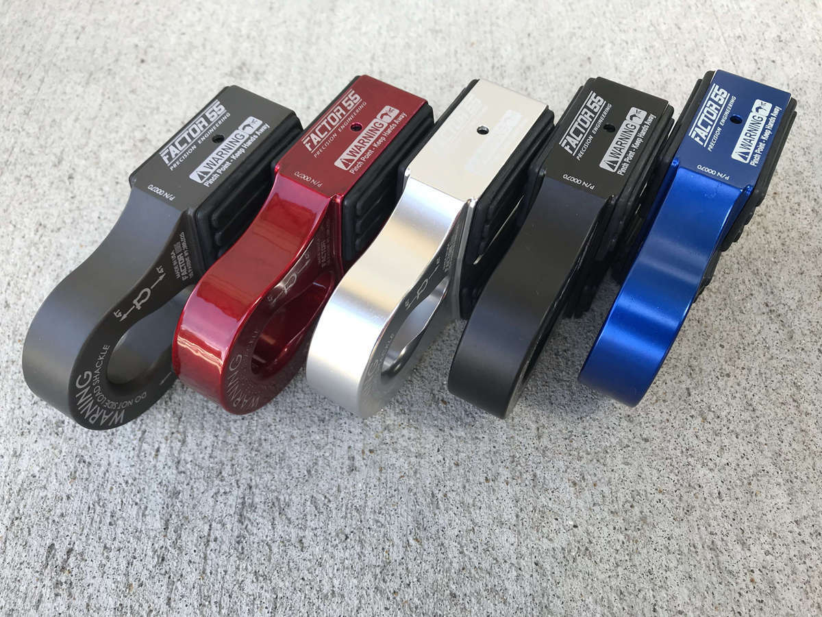 FlatLink XTV Winch Shackle Mount Factor 55 - BaseCamp Provisions