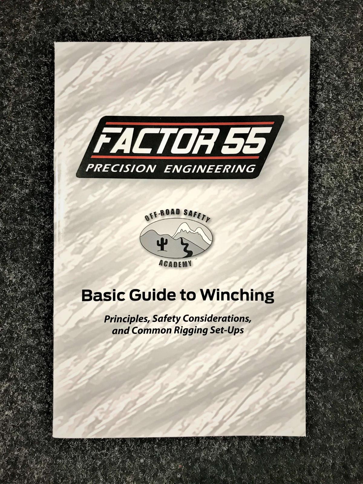 Basic Guide To Winching Manual Factor 55 - BaseCamp Provisions