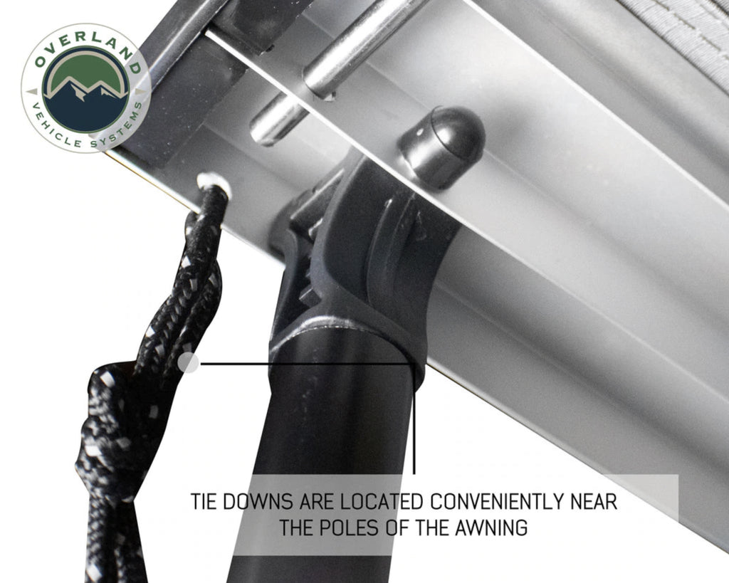 Nomadic Awning 2.5 - 8.0' With Black Cover Universal - BaseCamp Provisions