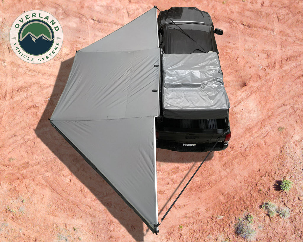 Overland Vehicle Systems 19609907 OVS Nomadic Awning 180 - Dark Gray Cover With Black Cover Universal - BaseCamp Provisions