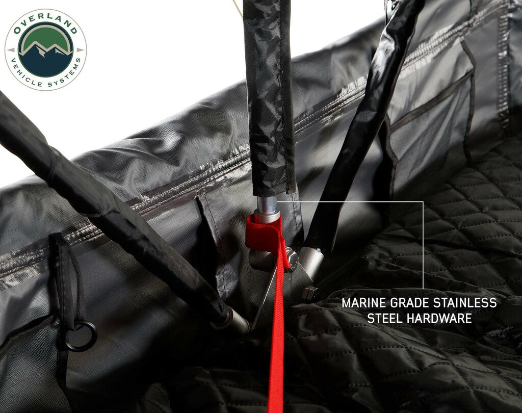 Overland Vehicle Systems 18129936 OVS Nomadic 2 Extended Roof Top Tent in Dark Gray - BaseCamp Provisions