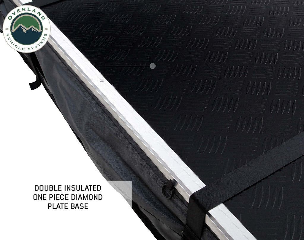 Overland Vehicle Systems 18149936 OVS Nomadic 4 Extended Roof Top Tent in Dark Gray - BaseCamp Provisions