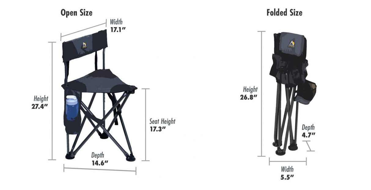Quik-E-Seat® - Black - BaseCamp Provisions