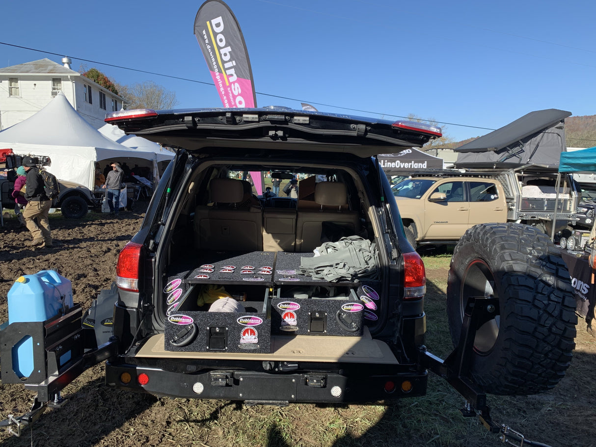 DOBINSONS WING KIT FOR REAR DRAWERS - TOYOTA LAND CRUISER 200 SERIES & LEXUS LX570 - DW59-025K - BaseCamp Provisions