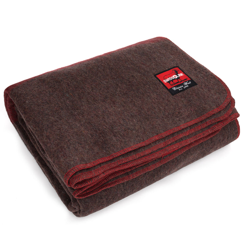 SWISS ARMY REPRODUCTION WOOL BLANKET | PREMIUM QUALITY - BaseCamp Provisions
