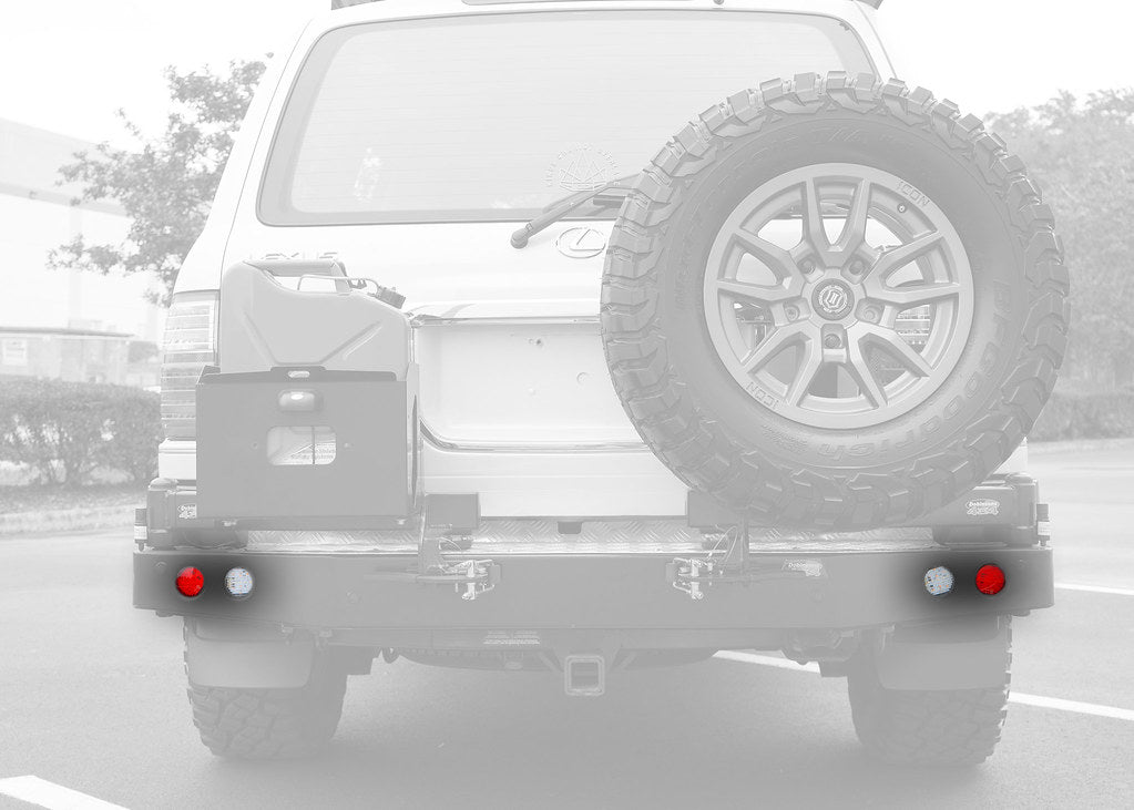 DOBINSONS 4 LED LIGHT KIT FOR REAR BUMPER (2 RED & 2 CLEAR) - MCCLGHTKT - BaseCamp Provisions