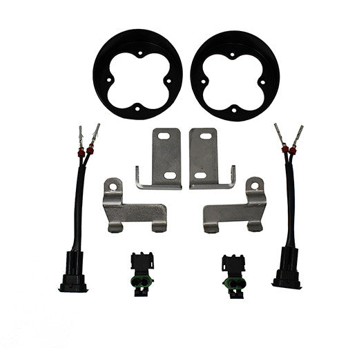 Toyota Fog Pocket Light Mount Kit For Squadron-R Lights - Toyota 2010-22 4Runner; 2012-22 Tacoma; 2014-21 Tundra - BaseCamp Provisions