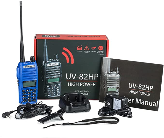 UV-82HP (Blue) High Power Dual Band Radio - BaseCamp Provisions