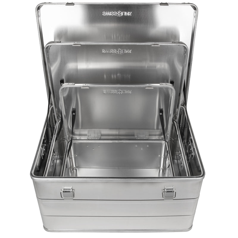 ALUMINUM STORAGE BOXES | CUSTOM SWISS LINK NESTING CASES - BaseCamp Provisions