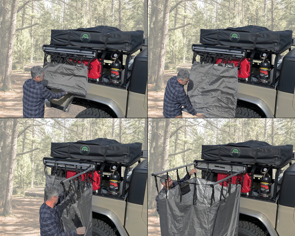 Car Side Shower Room - BaseCamp Provisions