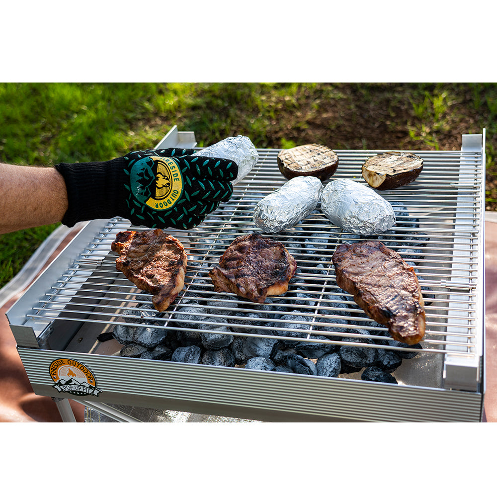 QUAD-FOLD GRILL GRATE - BaseCamp Provisions