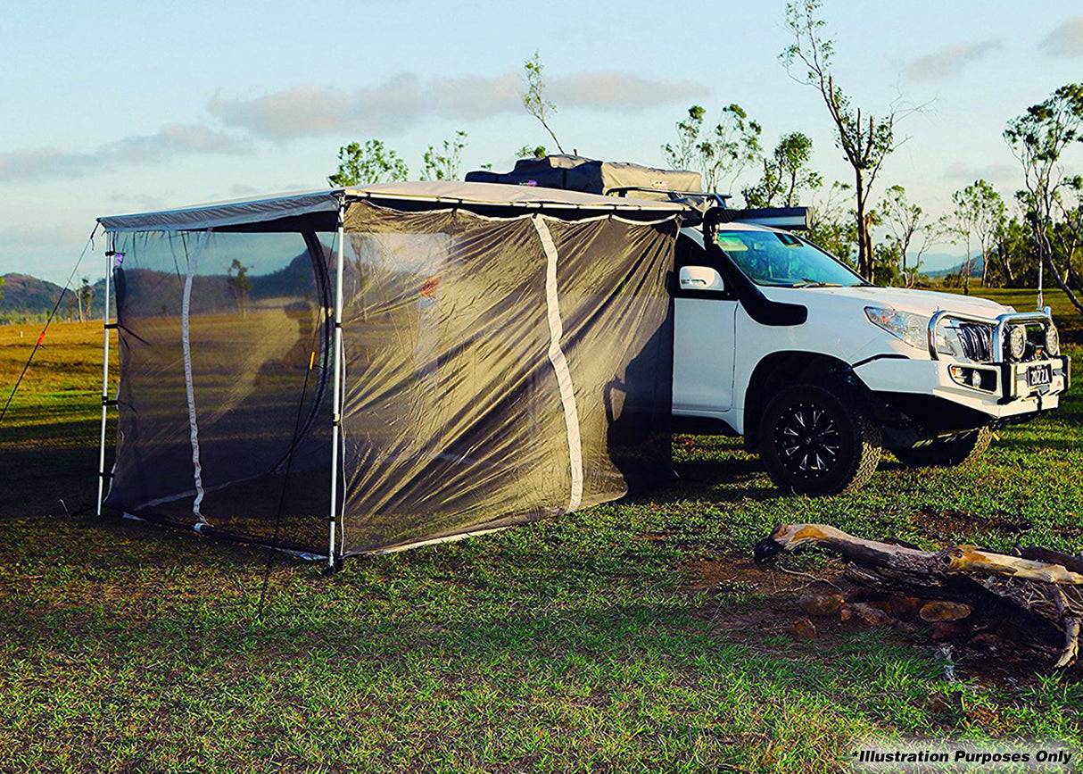 DOBINSONS ROLL OUT AWNING MOSQ. NET - SUITS 2.5M X 3M LARGE AWNING - CE80-3971 - BaseCamp Provisions