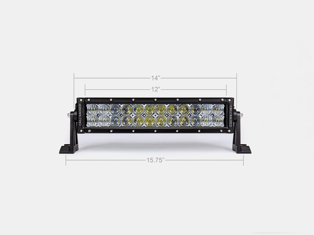 14" Dual Row 5D Optic OSRAM LED Bar - BaseCamp Provisions