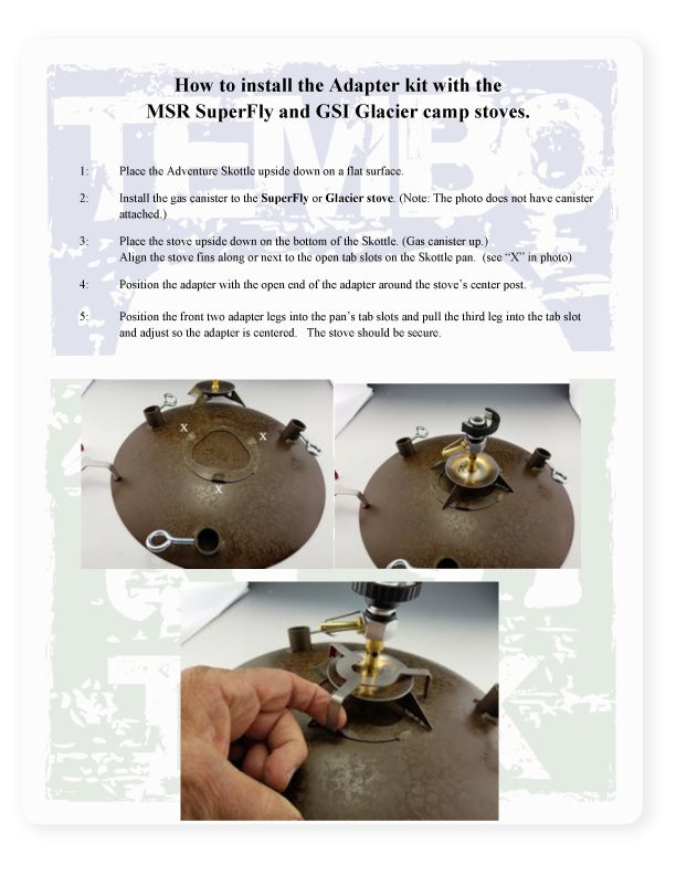 ADVENTURE SKOTTLE GRILL KIT - BaseCamp Provisions