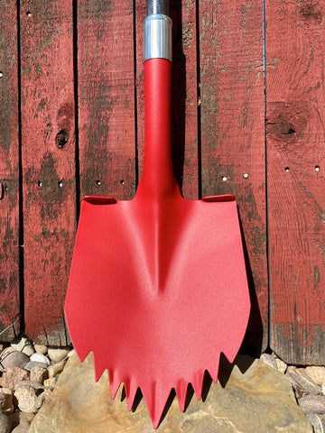 KRAZY BEAVER SHOVEL (TEXTURED RED HEAD / BLACK HANDLE 45636) - BaseCamp Provisions